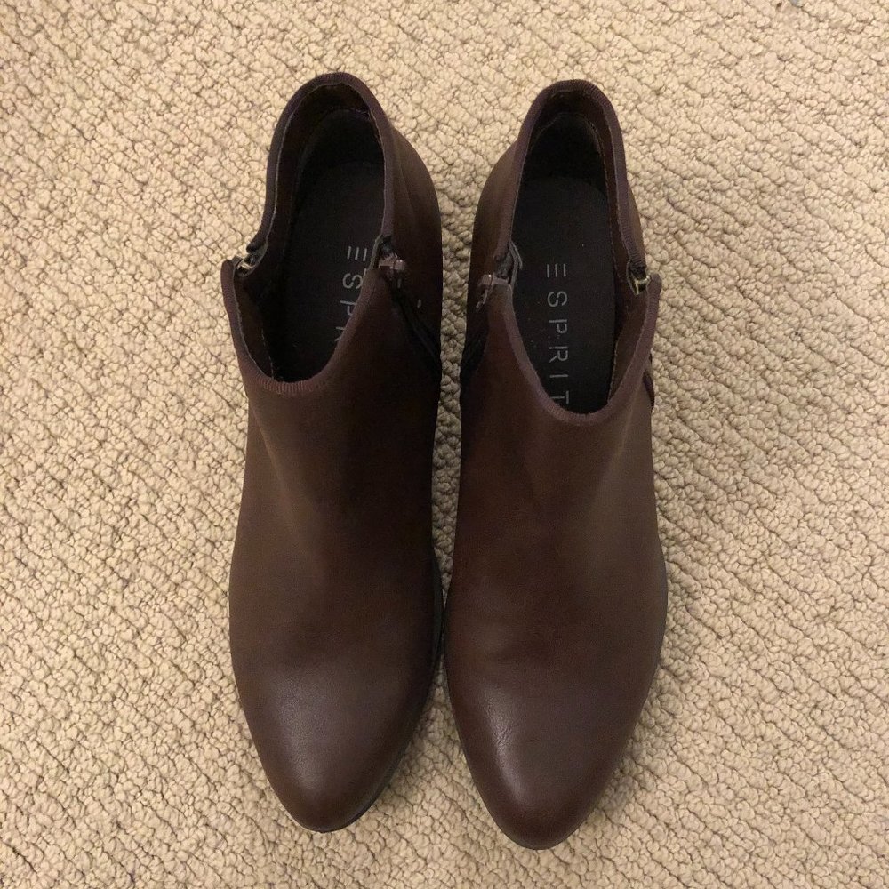 Esprit brown booties FREE SHIPPING